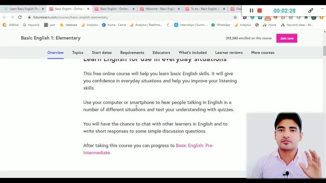 FREE English Speaking Course with FREE Certificate | Free Online Courses | How to Improve English смотреть онлайн