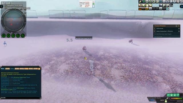 Маленький хант маленьких Boar | Next Island | Entropia universe смотреть онлайн