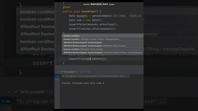 Java でのDateクラスのbeforeメソッドを使ってみました。このDateクラスと引数のDateを比較して、過去の物かどうか判定します。 смотреть онлайн