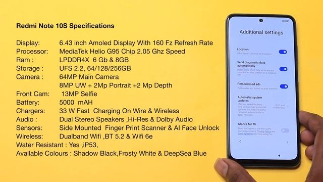 Redmi Note 10S Unboxing & Initial Impressions, Budget Gamers This Is For You|| In Telugu || смотреть онлайн