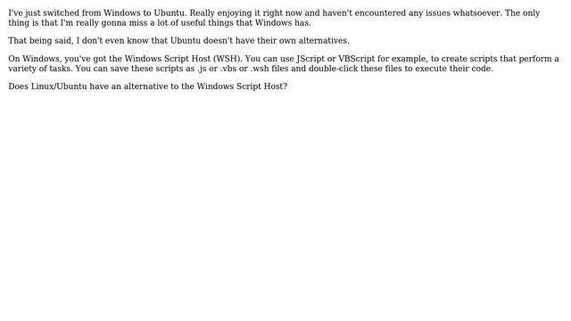 Ubuntu: Linux alternative to Windows Script Host смотреть онлайн