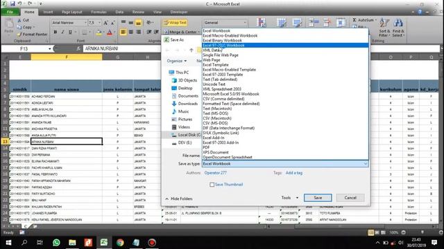 Tutorial Menggabungkan Banyak File Excel Menjadi 1 file - Combine Excel смотреть онлайн