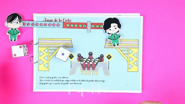 GAME BOOK SQUID GAME🦑DIY Squid Game 📚 Story Book