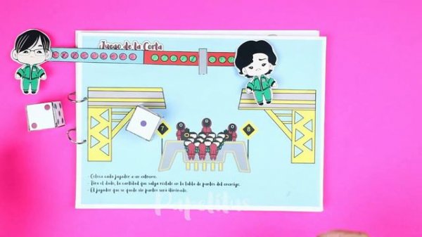 GAME BOOK SQUID GAME🦑DIY Squid Game 📚 Story book