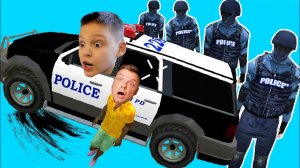 От ПОЛИЦЕЙСКИХ Не СПАСТИСЬ  ИГОРЬ и ПАПА против ПОЛИЦИИ на Джипах