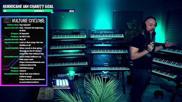 VINTAGE SYNTH JAMS HURRICANE IAN CHARITY STREAM (Scum Night) смотреть онлайн