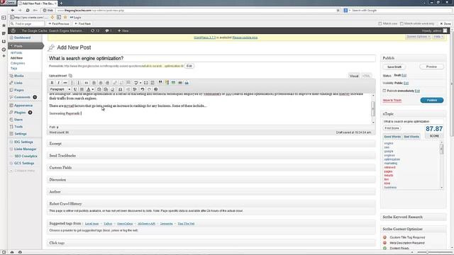 Writing Optimized SEO Keyword Content in Wordpress смотреть онлайн