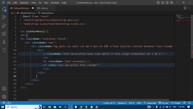 Sidebar using React JS and Bootstrap 5 | Side Menu in React and Bootstrap смотреть онлайн