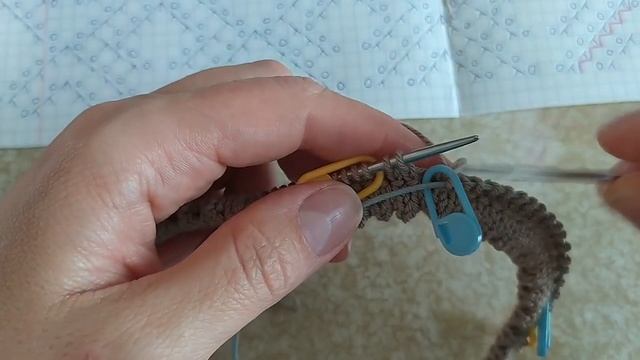 Платье детское "Улик" спицами МК (1 часть). Реглан сверху. смотреть онлайн