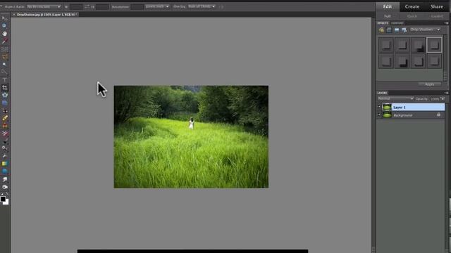 How To Add A Drop Shadow To Your Photos With Photoshop Elements смотреть онлайн