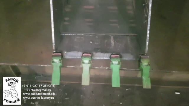 Ремонт ковша / excavator bucket repair. BUCKET-FACTORY.RU смотреть онлайн