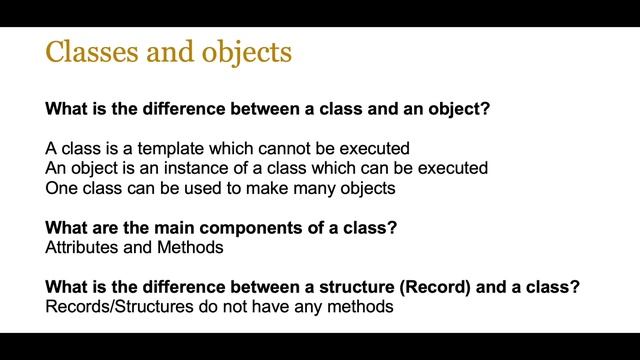 Year 13 Lesson 2 - Composite user defined data types смотреть онлайн