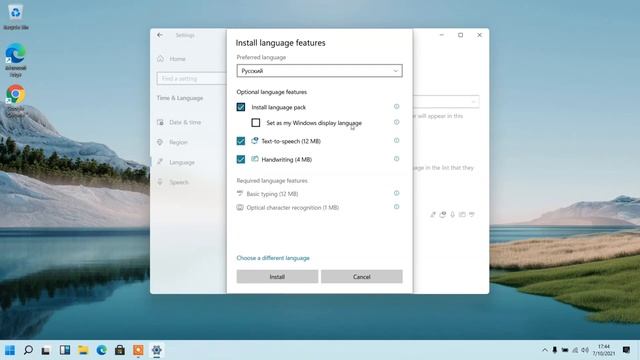 Как установить русский язык в Windows 11 / How to install Russian Language in Windows 11 смотреть онлайн