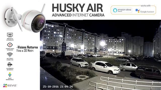 Ezviz C3W (Husky Air) Telecamera da esterno Wi-fi Hd/Full-Hd смотреть онлайн