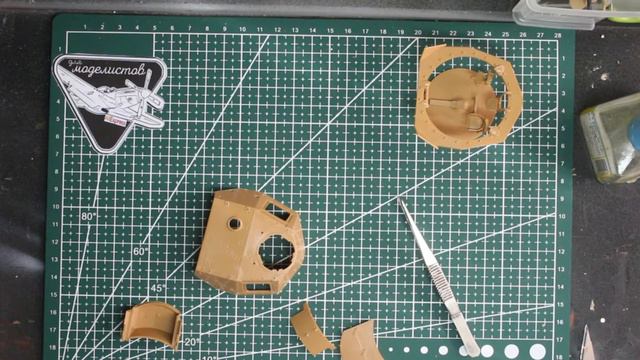 Сборка модели танка PZ4 от компании "Звезда" в масштабе 1/35 часть 5 смотреть онлайн