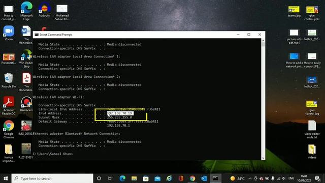 Find your IP Address using CMD Command Prompt смотреть онлайн