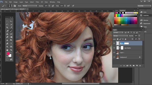 43 Adding Digital Makeup Photoshop Tutorial смотреть онлайн