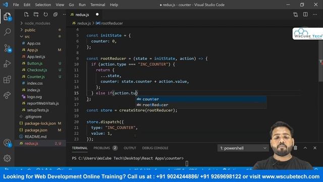 Create Dispatching Action in React JS | Complete Tutorial - in Hindi #66 смотреть онлайн