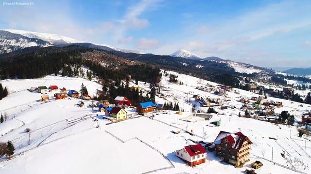 Christmas Wonderland 4K - Scenic Winter Relaxation Film With Top Christmas Songs Of All Time