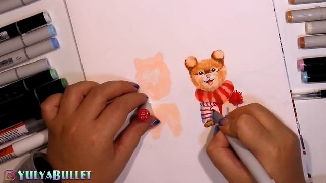 Урок Рисования Маркерами для Начинающих | Творческая Коробочка Doodle&Sketch Box | ОБЗОР|YulyaBulle смотреть онлайн