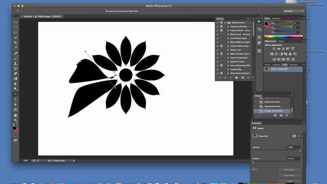 How To Draw Custom Shapes In Photoshop For Beginners смотреть онлайн