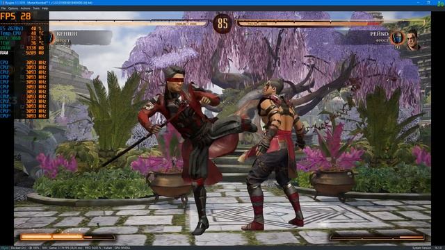 Запуск Mortal Kombat 1 На Xeon E5-2670v3/DDR4 16 GB/RTX 3060 (12GB) смотреть онлайн