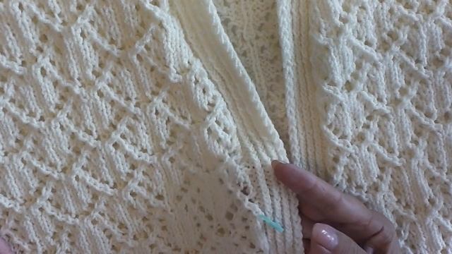 АЖУРНЫЙ КАРДИГАН СПИЦАМИ. ПОДРОБНЫЙ МК/ СХЕМЫ И ОПИСАНИЕ. Ч.1 смотреть онлайн