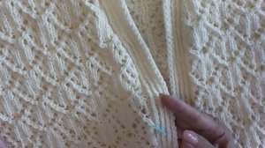 АЖУРНЫЙ КАРДИГАН СПИЦАМИ. ПОДРОБНЫЙ МК/ СХЕМЫ И ОПИСАНИЕ. Ч.1