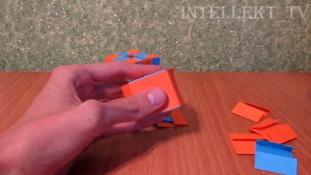 DIY: Оригами как сделать куб из бумаги\Origami how to make a cube out of paper смотреть онлайн