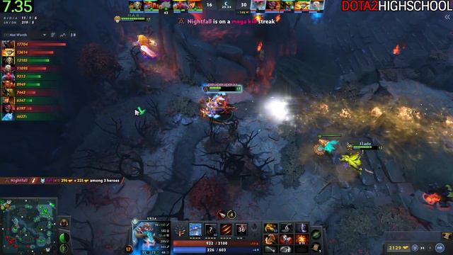 NIGHTFALL [Ursa] Aggressive Monster Carry Destroy Pub Game Dota 2 смотреть онлайн