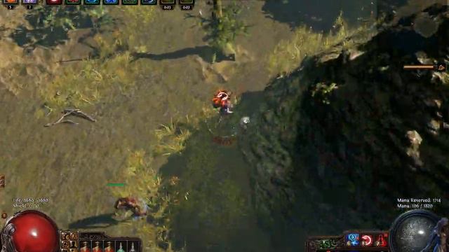 Path Of Exile v1.04 dry woods (71 lvl map) with summoner witch смотреть онлайн