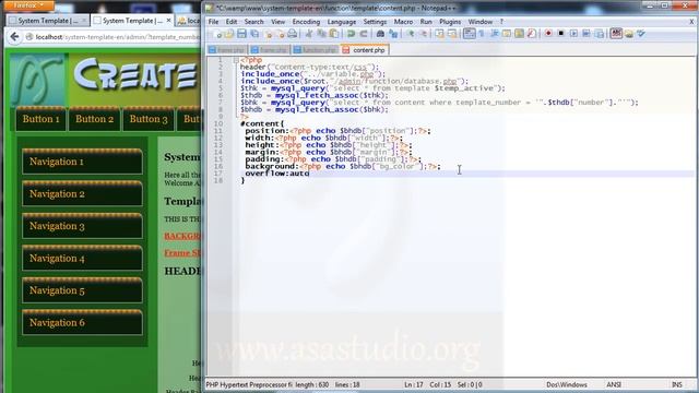 Create Template System, 41 2, Frame Adding Position Value to CSS, PHP, MySQL, CSS Tutorial Series смотреть онлайн