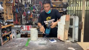 Khoan bê tông MAKITA DHR 182 & hút bụi DX05