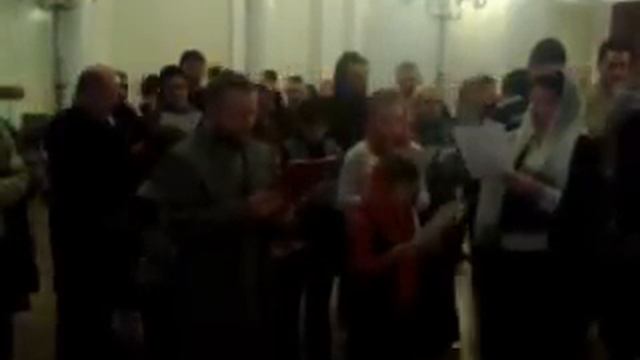Молебен в Эрмитаже 10 февраля 2013 года.