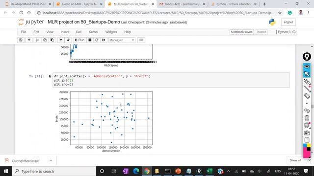 Lecture-6: Multiple liner Regression with Python. смотреть онлайн