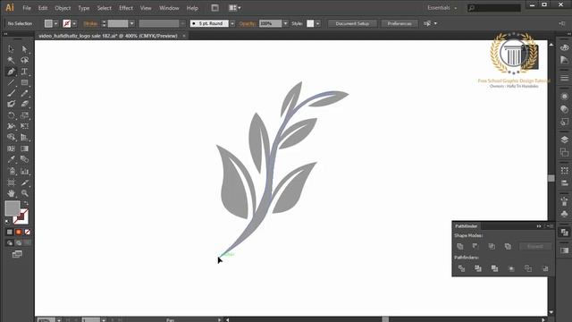 Tree Logo Design Tutorial in adobe illustrator | No CorelDraw X7 | No Adobe Photoshop смотреть онлайн