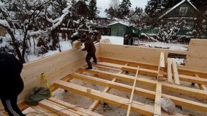 ДОМ ИЗ БРУСА 7х8 за 2 недели