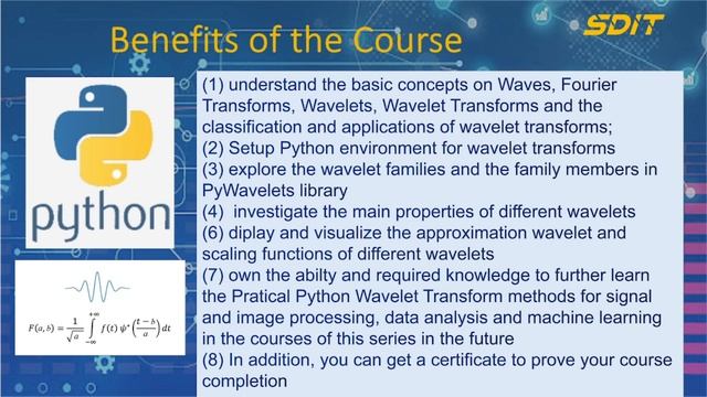 Practical Python Wavelet Tranform Course Introduction смотреть онлайн