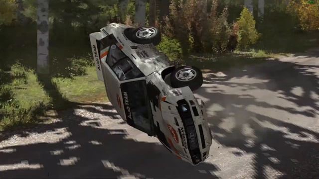Dirt Rally Finnland Stage mit dem Audi S1 QUATTRO Failrun смотреть онлайн