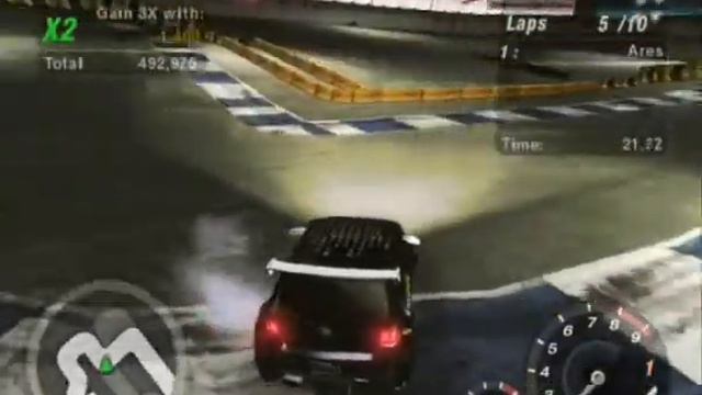 NFS™: Underground 2 - Stadiom Drift 3 - 10 Laps - 1, 036, xxx pts. смотреть онлайн