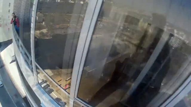 Мойка окон, Промышленный Альпинизм. Window cleaning, Rope Access. смотреть онлайн