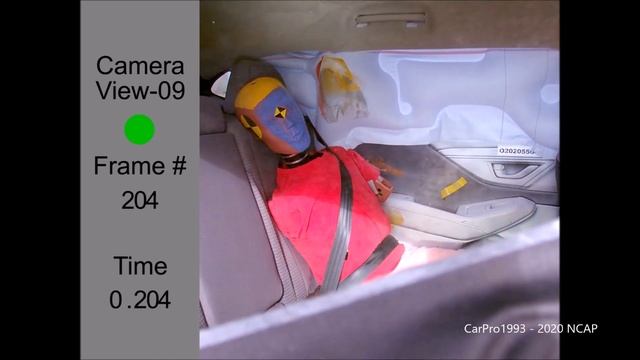 2020-2021 Subaru Outback NHTSA MDB Side Crash Test смотреть онлайн