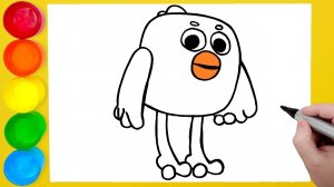 Мимимишки Мультик Раскраска для Детей. Ми-Ми-Мишки Цыпа!