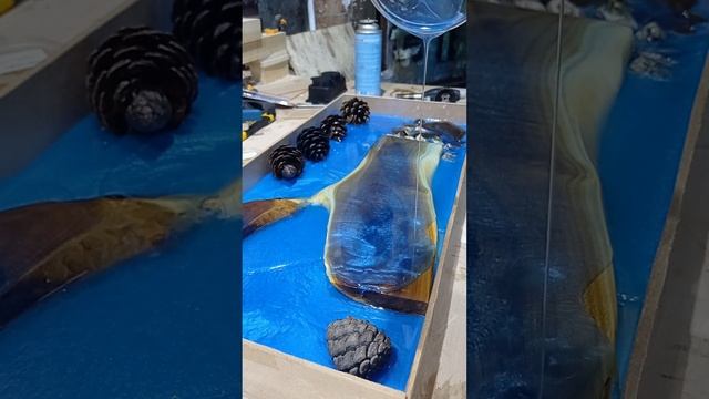 Разделочная доска из эпоксидной смолы своими руками 1часть смотреть онлайн