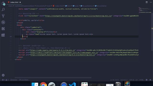 Bootstrap 4: Jumbotron смотреть онлайн