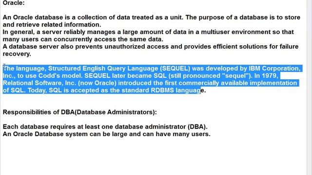 introduction of oracle смотреть онлайн