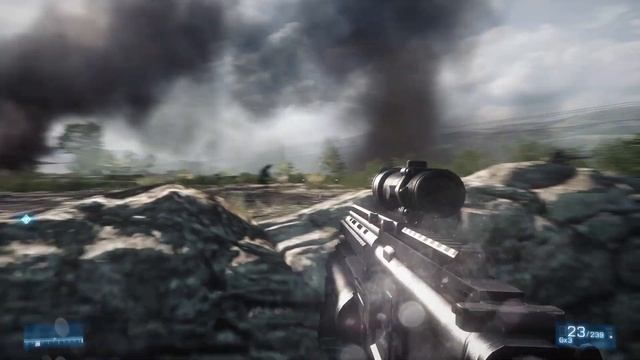 Прохождение Battlefield 3 (BF3) — Часть 10. Молот и наковальня. смотреть онлайн