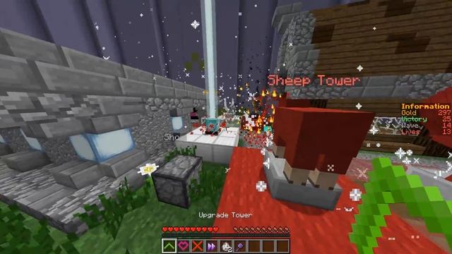 Das zweite Level! - Minecraft Tower Defense Map смотреть онлайн