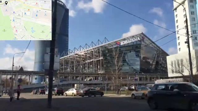 Маршрут от метро ЦСКА до ВЭБ Арены смотреть онлайн