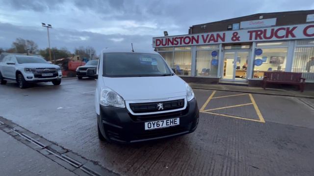 2017/67 Reg PEUGEOT PARTNER 1.6 HDI 100ps PROFESSIONAL L1 SWB EURO'6